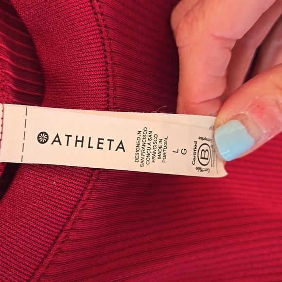 Athleta Renew Racerback Tank Top Large - Picture 2 of 3